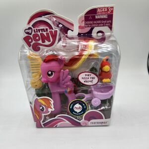 My Little Pony G4 Feathermay with wagon & parrot MOC